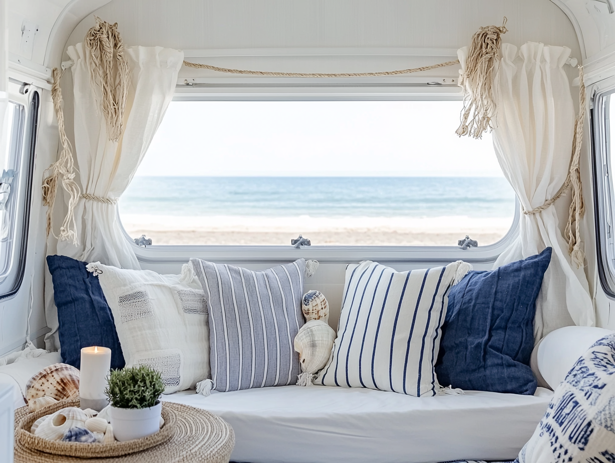 Caravan restyling in COASTAL stijl — Strand & zee