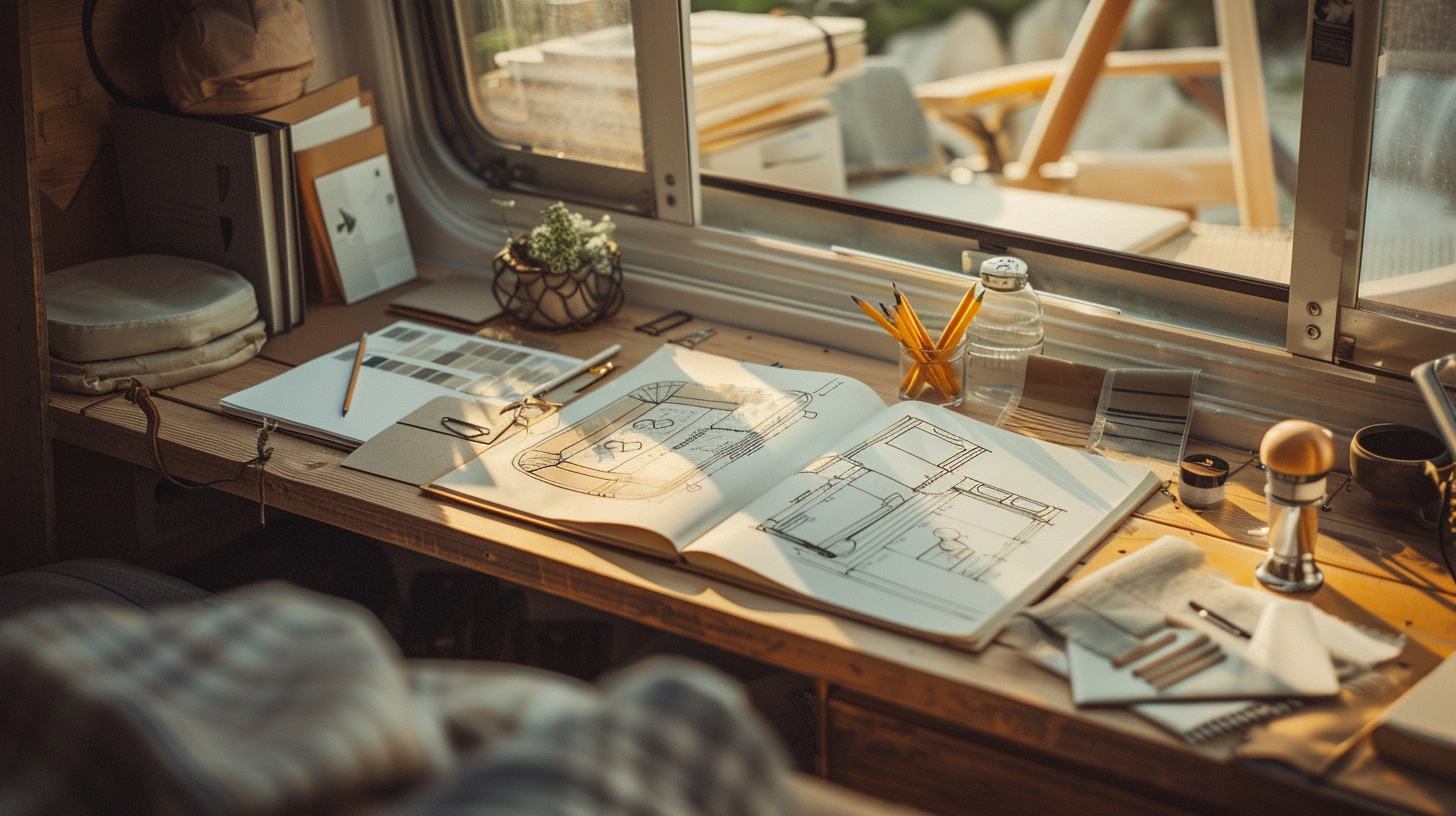 Caravan restyling in EIGEN ONTWERP? stijl — Deel, en we gaan ermee aan de slag