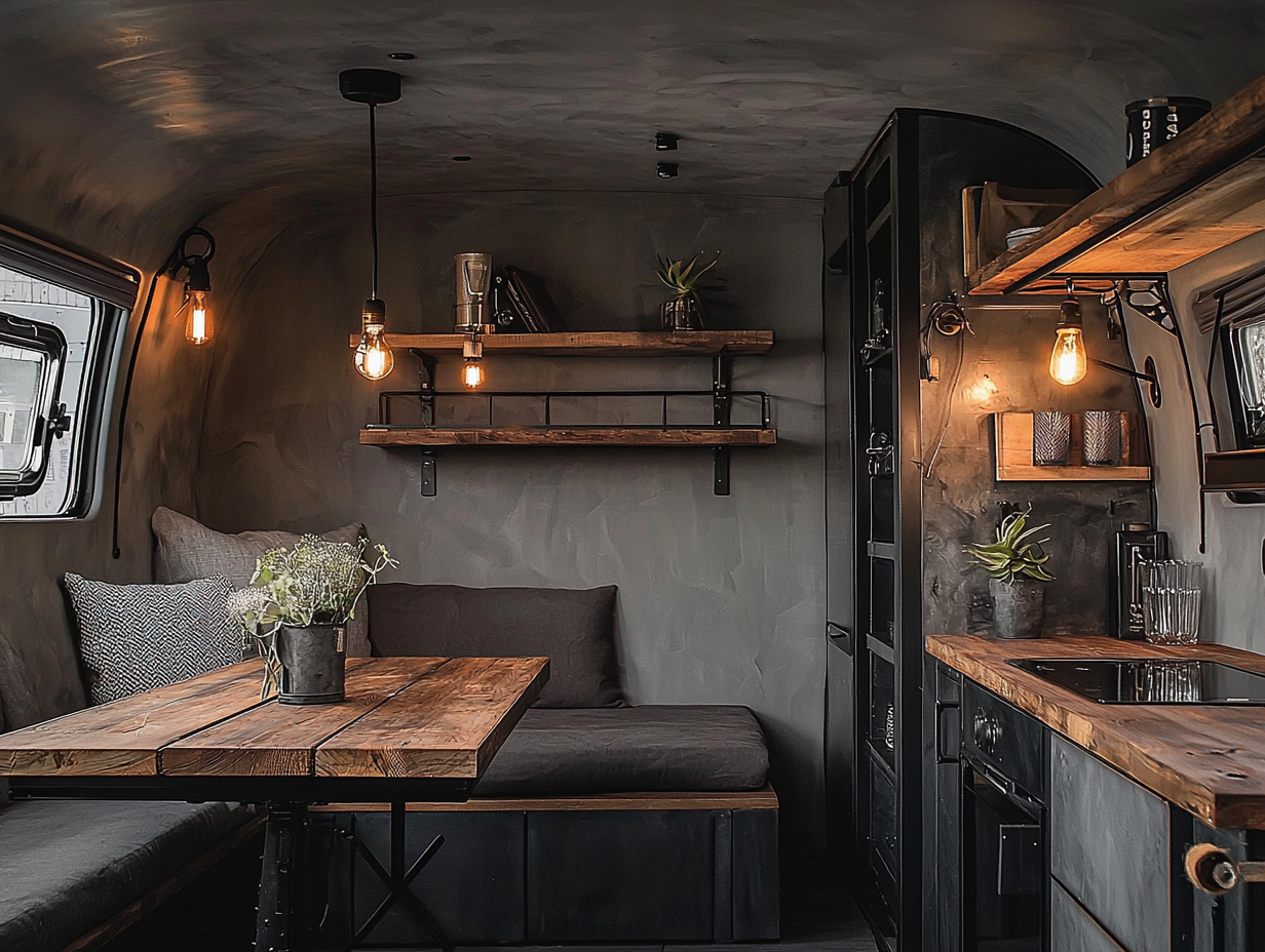 Caravan restyling in INDUSTRIAL stijl — Stoer & raw