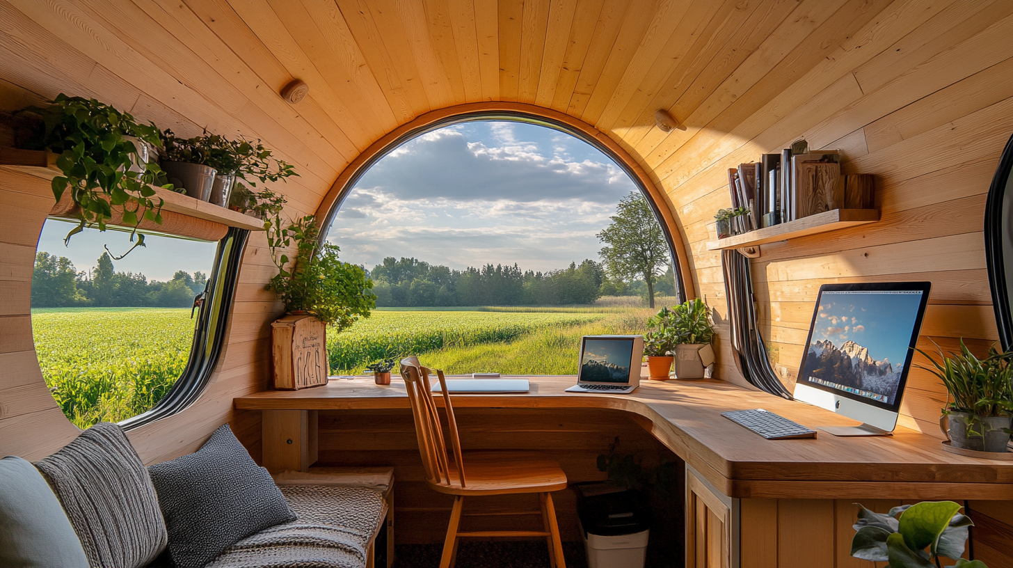 Caravan restyling in KANTOOR stijl — Professioneel & productief